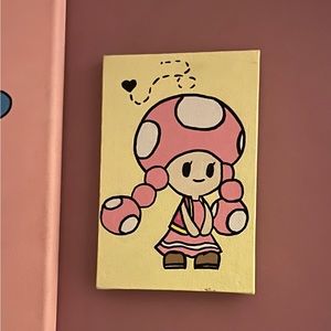 Mario Character Canvas Painting